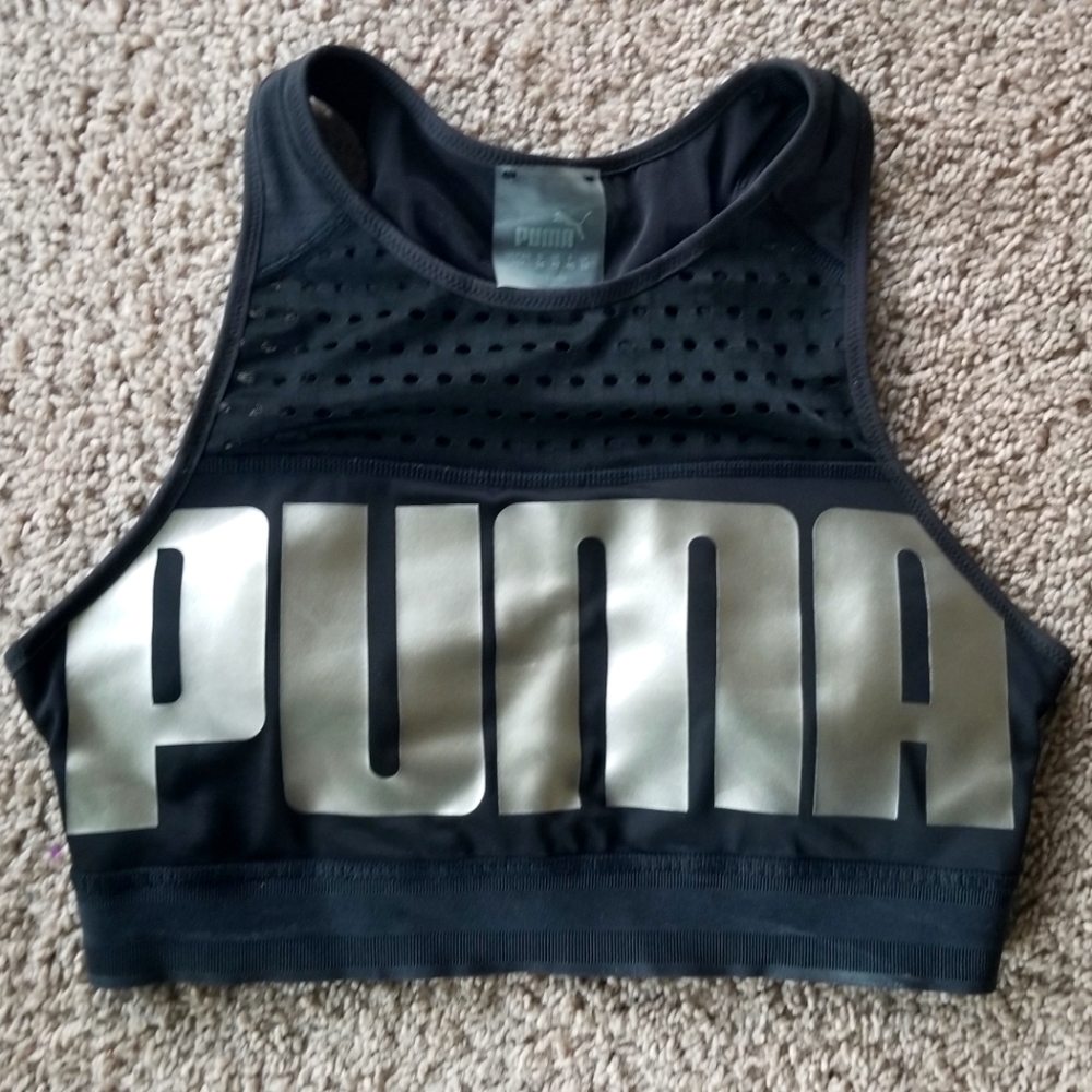 RARE!!! Authentic NWOT Puma Sports Bra, Medium, Black